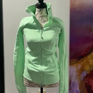 Lululemon Athletica Light Green Zip-Up Jacket
